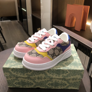 GUCCI 키즈 두꺼운 밑창 운동화