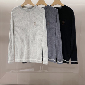 BC 라운드넥 울캐시미어 니트