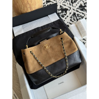 25A 고급 수제공방 스웨이드 쇼핑백