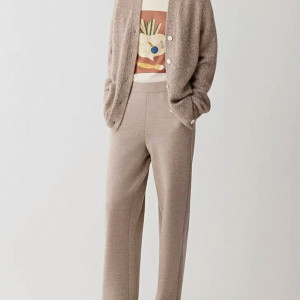 소미 울 와이드 팬츠